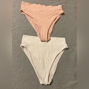 Cheekie high waisted swim bottoms